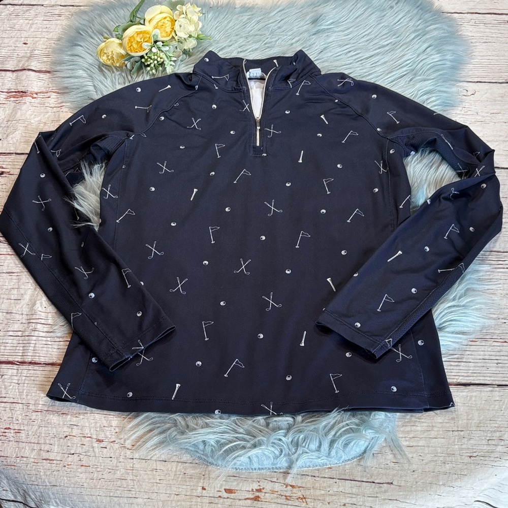 Lady Hagen Golf Printed Pullover sz S